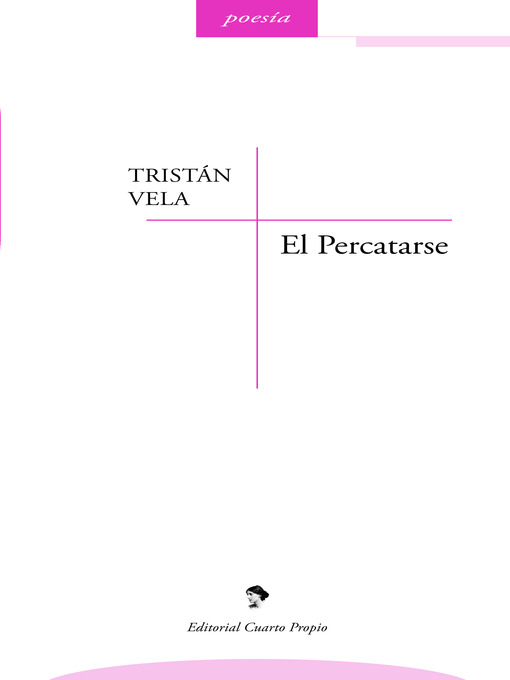 Title details for El percatarse by Tristán Vela - Wait list